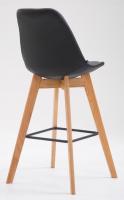 2er Set Barhocker Metz Kunstleder natura schwarz 2er Set Barhocker Metz Kunstleder natura schwarz