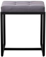 Sitzhocker Barci B Kunstleder  grau 
