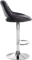 Barhocker Milet Kunstleder chrom braun Barhocker Milet Kunstleder chrom braun