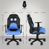 Kinder Bürostuhl Fun schwarz/blau Kinder Bürostuhl Fun schwarz/blau