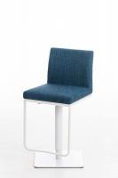 Barhocker Panama W Stoff blau 