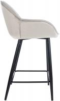 Barhocker Gibson Samt grau Barhocker Gibson Samt grau