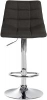 Barhocker Jerry Stoff chrom dunkelgrau Barhocker Jerry Stoff chrom dunkelgrau