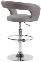 Barhocker Jaen Stoff grau Barhocker Jaen Stoff grau