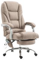 Bürostuhl Pacific Stoff mit Massagefunktion taupe Bürostuhl Pacific Stoff mit Massagefunktion taupe
