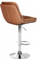 Barhocker Laurel Kunstleder chrom hellbraun Barhocker Laurel Kunstleder chrom hellbraun