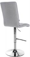 Barhocker Peking V2 Stoff chrom hellgrau Barhocker Peking V2 Stoff chrom hellgrau