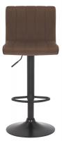 2er Set Barhocker Jamie Samt braun 2er Set Barhocker Jamie Samt braun