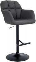 Barhocker Natoma Kunstleder schwarz schwarz Barhocker Natoma Kunstleder schwarz schwarz