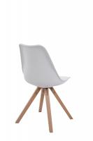 4er Set Stühle Toulouse Kunstleder Natura Square weiß 4er Set Stühle Toulouse Kunstleder Natura Square weiß