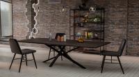 Tischbeine Jimmy 120x60x72 industrial schwarz 