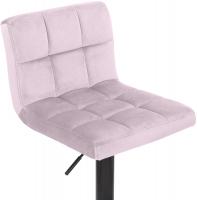 4er Set Barhocker Feni Samt rosa 