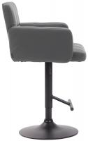 Barhocker Los Angeles schwarz grau Barhocker Los Angeles schwarz grau