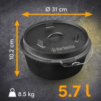 Dutch Oven 5,7 L schwarz 