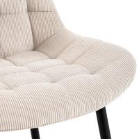 Esszimmerstuhl Sardna Cord creme Esszimmerstuhl Sardna Cord creme