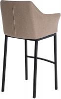 Barhocker Damaso B Filz mit 4-Fuß Gestell taupe Barhocker Damaso B Filz mit 4-Fuß Gestell taupe