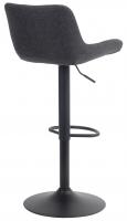 Barhocker Tover Stoff schwarz 