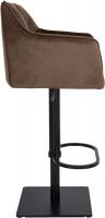 Barhocker Damaso B Samt braun Barhocker Damaso B Samt braun