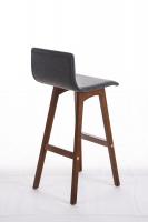 Barhocker Taunus Stoff Walnuss hellgrau Barhocker Taunus Stoff Walnuss hellgrau