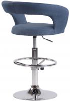 Barhocker Jaen Stoff blau Barhocker Jaen Stoff blau