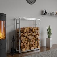 Kaminholzständer Keri V2 25x80x125 cm edelstahl Kaminholzständer Keri V2 25x80x125 cm edelstahl