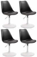 4er Set Esszimmerstühle Maverick W Kunststoff schwarz 4er Set Esszimmerstühle Maverick W Kunststoff schwarz
