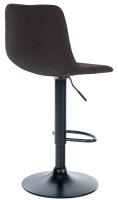 2er Set Barhocker Divo Stoff Schwarz taupe 2er Set Barhocker Divo Stoff Schwarz taupe