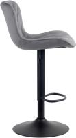 Barhocker Linus Samt dunkelgrau Barhocker Linus Samt dunkelgrau
