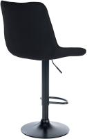 2er Set Barhocker Toni Stoff schwarz schwarz 
