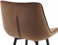 2er Set Barhocker Dartford Samt braun 2er Set Barhocker Dartford Samt braun