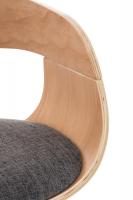 2er Set Barhocker Kingston Stoff natura/hellgrau 2er Set Barhocker Kingston Stoff natura/hellgrau