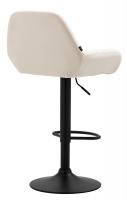 2er Set Barhocker Braga Samt schwarz creme 2er Set Barhocker Braga Samt schwarz creme