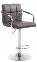 Barhocker Lucy V2 chrom braun Barhocker Lucy V2 chrom braun