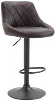 Barhocker Lazio Kunstleder schwarz braun Barhocker Lazio Kunstleder schwarz braun