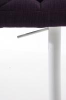 Barhocker Damaso W Stoff lila 