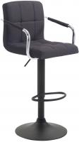 Barhocker Lucy V2 Stoff schwarz schwarz Barhocker Lucy V2 Stoff schwarz schwarz