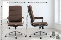 Bürostuhl Cleveland Stoff braun Bürostuhl Cleveland Stoff braun