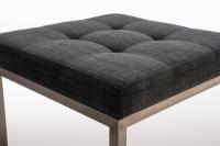 Sitzhocker Barci STOFF dunkelgrau Sitzhocker Barci STOFF dunkelgrau