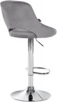 2er Set Barhocker Milet Samt C dunkelgrau 