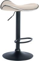 Barhocker Shanghai Kunstleder schwarz creme Barhocker Shanghai Kunstleder schwarz creme