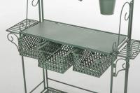 XL Pflanzregal Shine antik-grün XL Pflanzregal Shine antik-grün