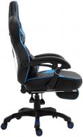 Bürostuhl Tilos Kunstleder schwarz/blau Bürostuhl Tilos Kunstleder schwarz/blau