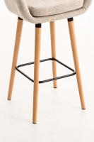Barhocker Grant Stoff creme 