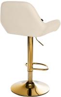 Barhocker Braga Gold Kunstleder creme 