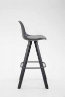 Barhocker Franklin Kunstleder Square Schwarz (eiche) schwarz 