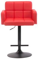 Barhocker Los Angeles schwarz rot Barhocker Los Angeles schwarz rot