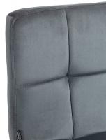 Barhocker Peru Samt schwarz dunkelgrau Barhocker Peru Samt schwarz dunkelgrau