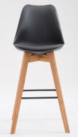 2er Set Barhocker Metz Kunststoff natura schwarz 2er Set Barhocker Metz Kunststoff natura schwarz