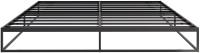 Metallbett Scala 200x200x25 cm schwarz 