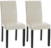2er Set Esszimmerstuhl Ina schwarz creme 2er Set Esszimmerstuhl Ina schwarz creme
